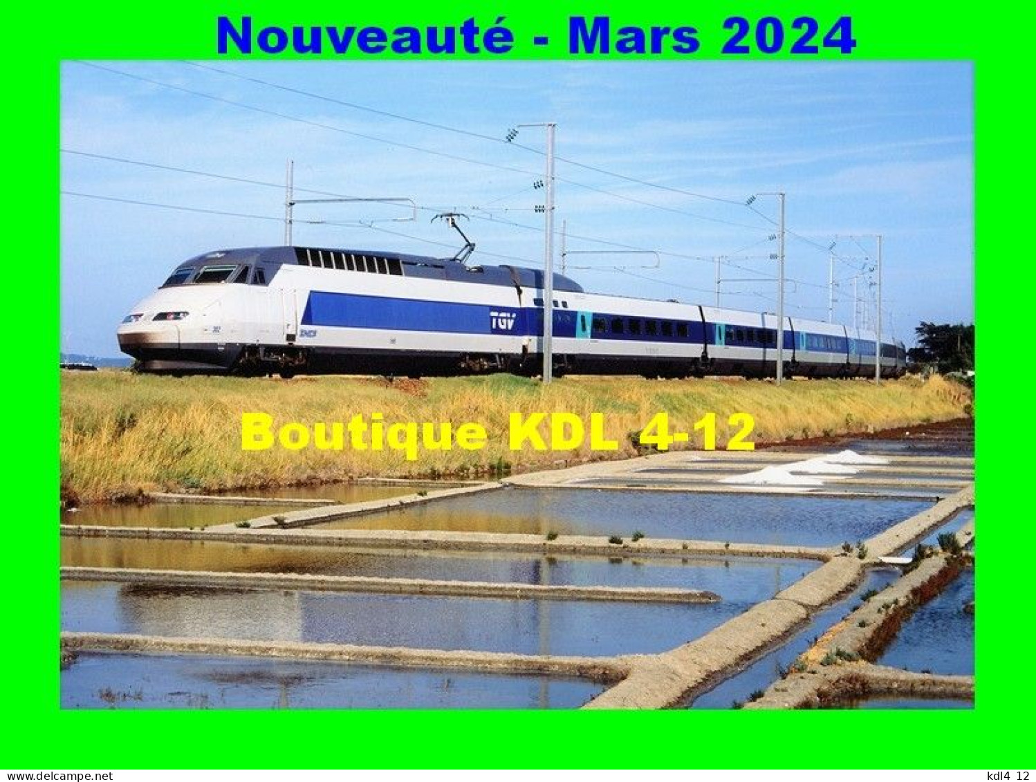 ACACF 856 - TGV Atlantique Rame N° 302 - LE CROISIC - Loire Atlantique - SNCF - Trains