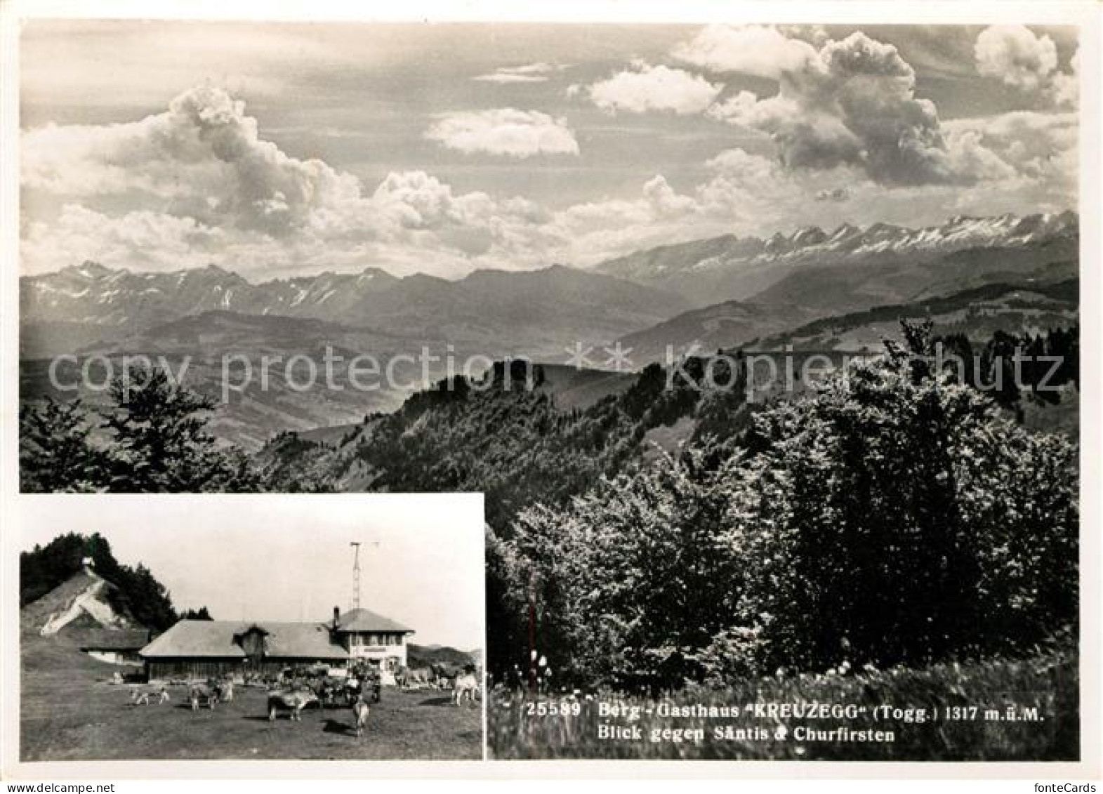 13098448 Saentis AR Berggasthaus Kreuzegg Churfirsten Saentis AR - Sonstige & Ohne Zuordnung