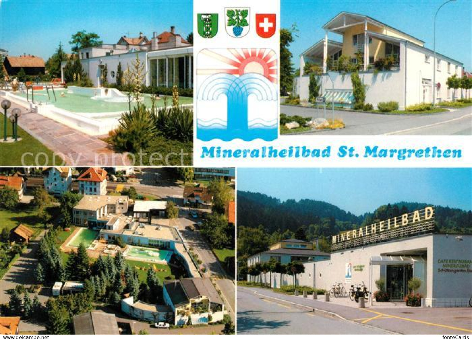 13097824 St Margarethen SG Mineralheilbad Fliegeraufnahme Churfirsten - Sonstige & Ohne Zuordnung