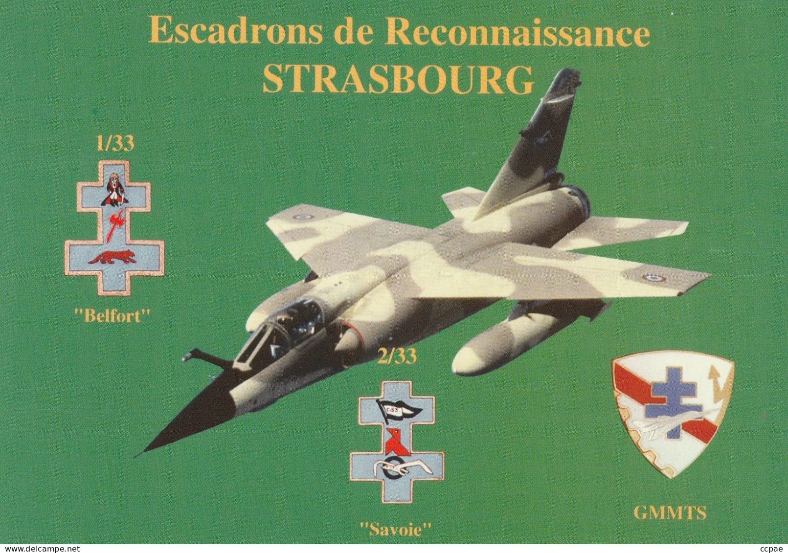 Escadrons De Reconnaissance STASBOURG - Autres & Non Classés