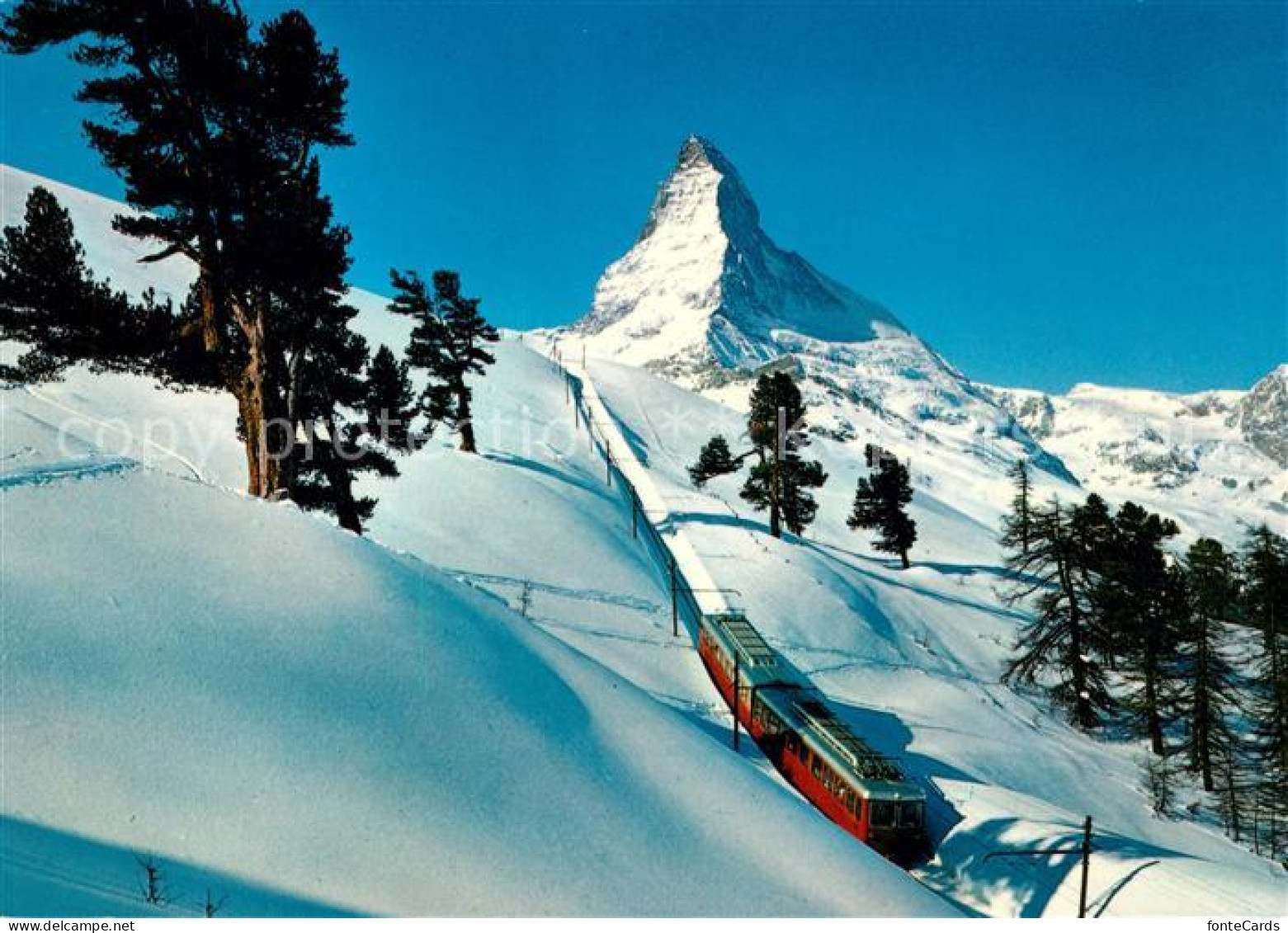 13095890 Zermatt VS Gornergratbahn Matterhorn Zermatt VS - Autres & Non Classés