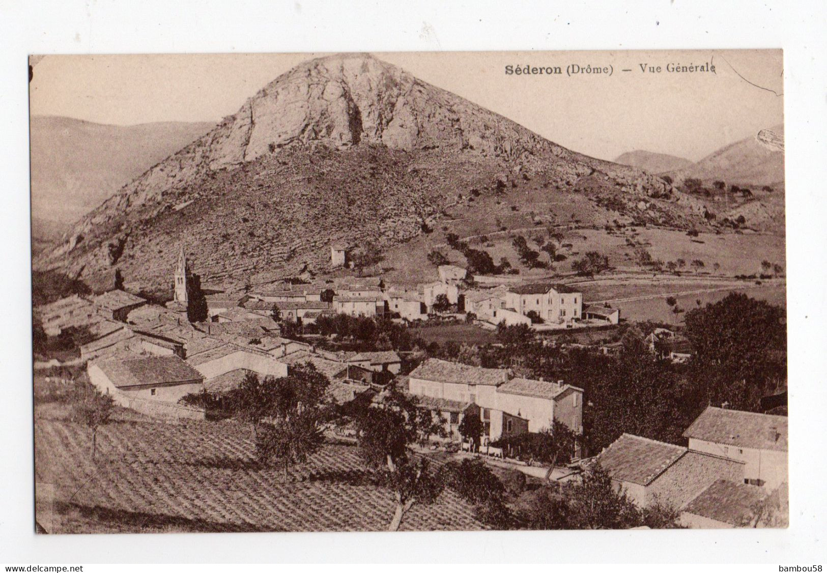 SEDERON * DROME * VUE GENERALE * Phot. Jullien, Sisteron - Sonstige & Ohne Zuordnung