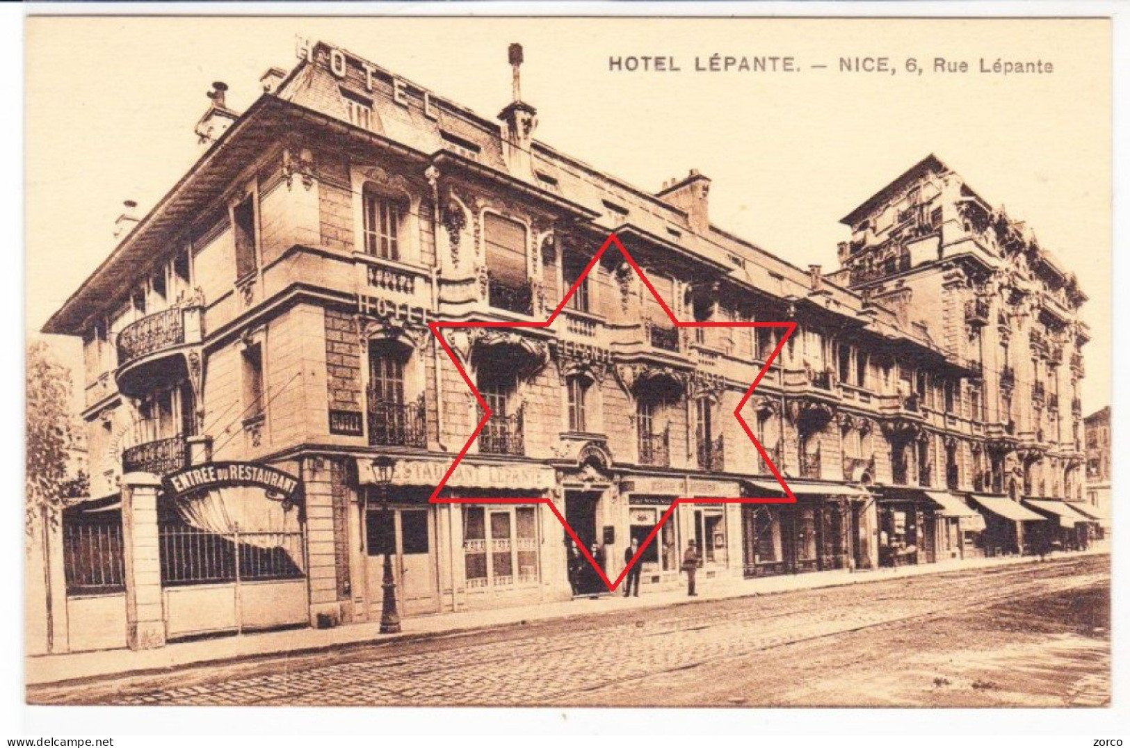 NICE. Hôtel "LEPANTE". 6, Rue  Lépante. Téléphone 32.91. - Bar, Alberghi, Ristoranti