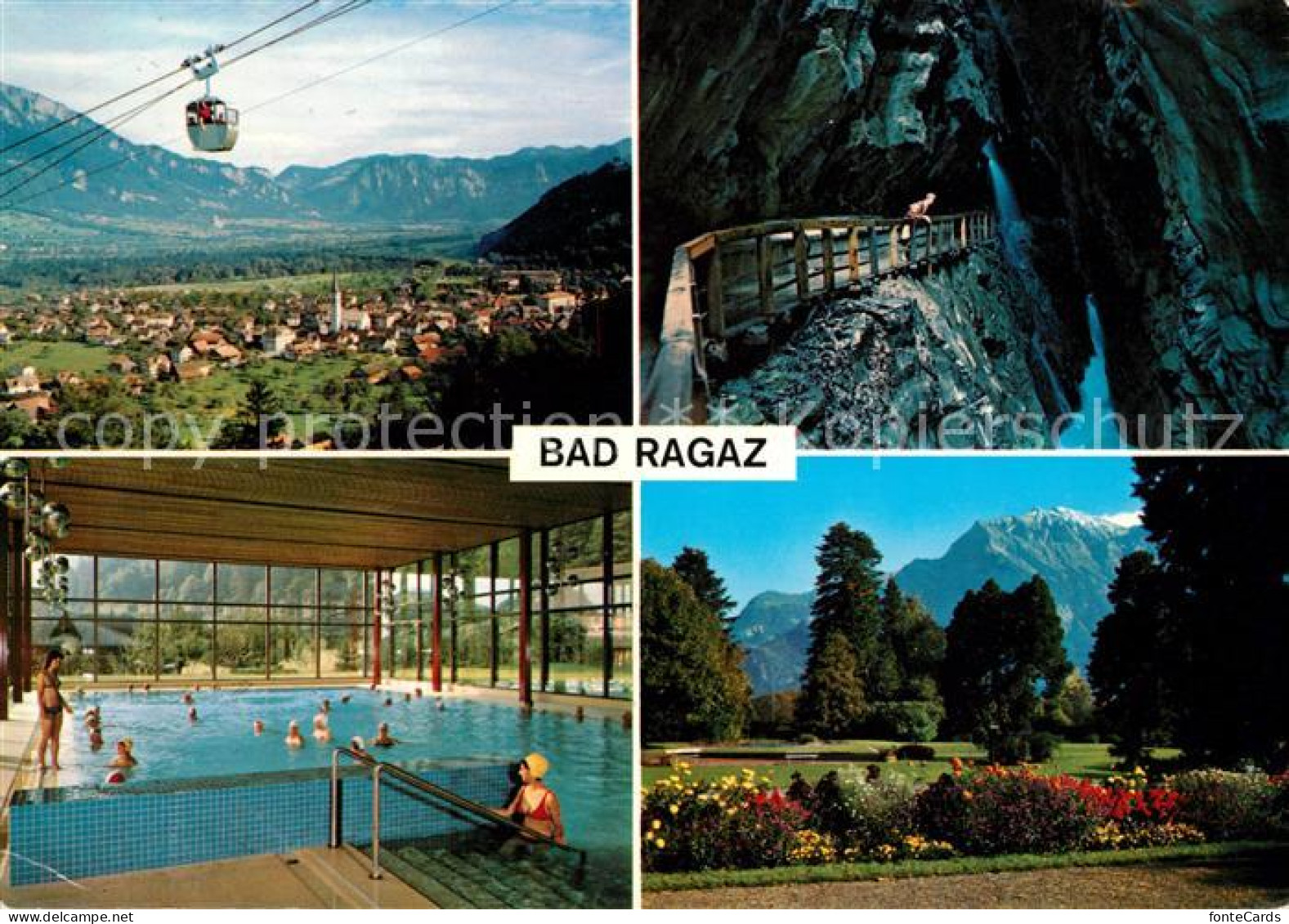 13093951 Bad Ragaz Pizol Bahn Neues Thermalschwimmbad Kurpark Falknis Bad Ragaz - Sonstige & Ohne Zuordnung