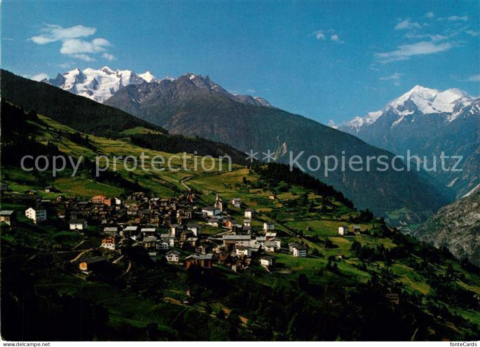 13093924 Mischabel Visperterminen Matterhorn Weisshorn Mischabel - Autres & Non Classés