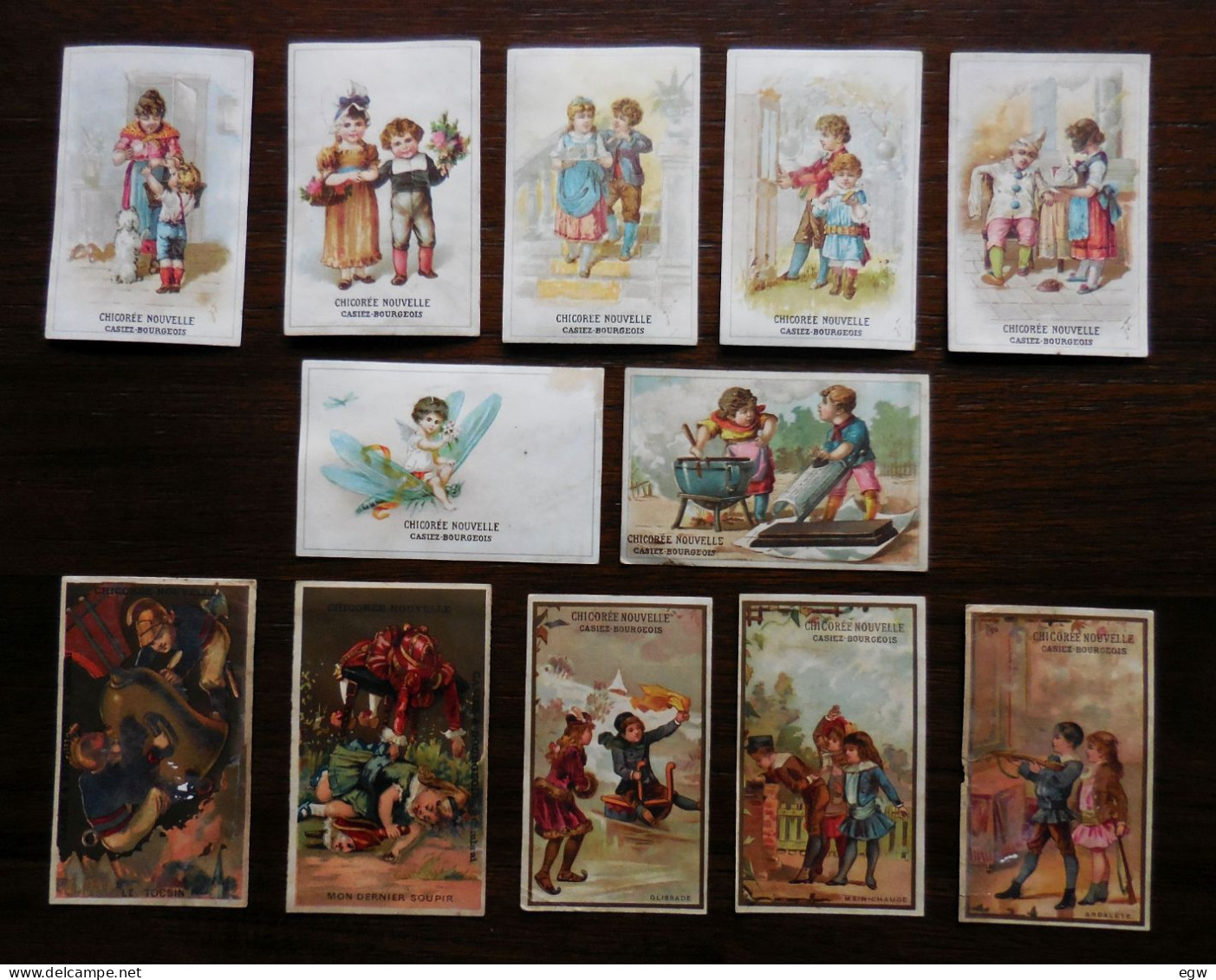 Chicoree Nouvelle Lot Of 12 P-VG Children - Tea & Coffee Manufacturers