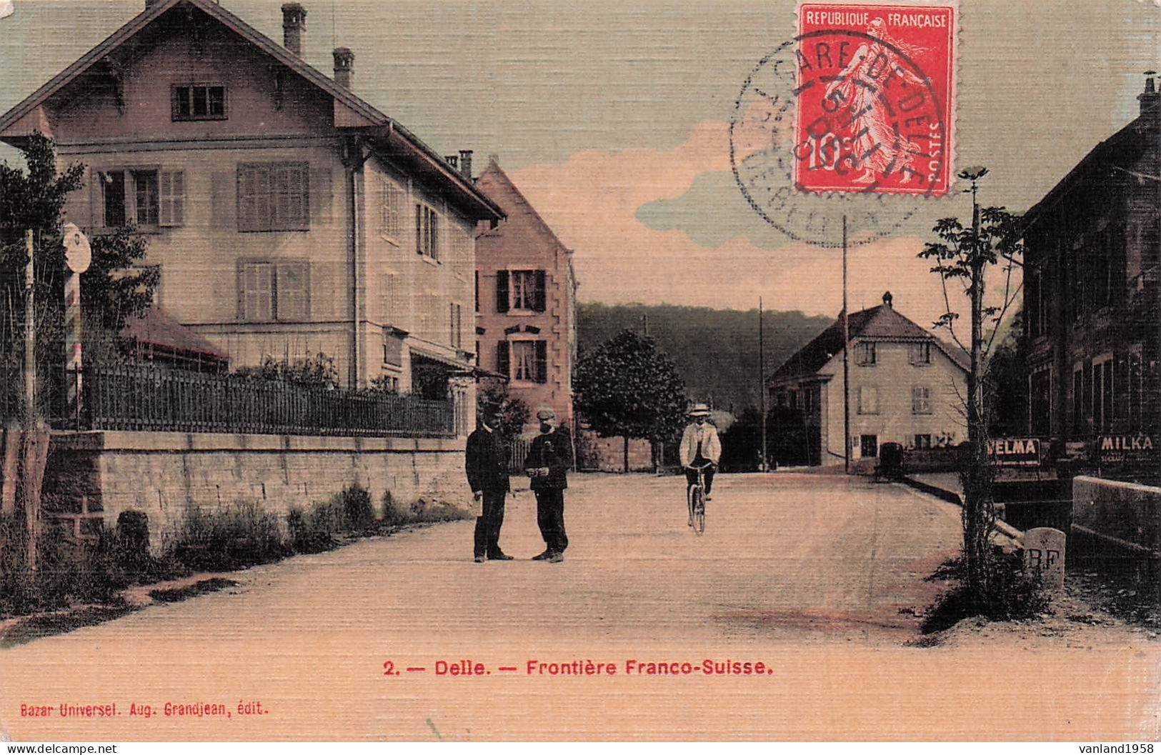 DELLE-frontière Franco-Suisse - Delle