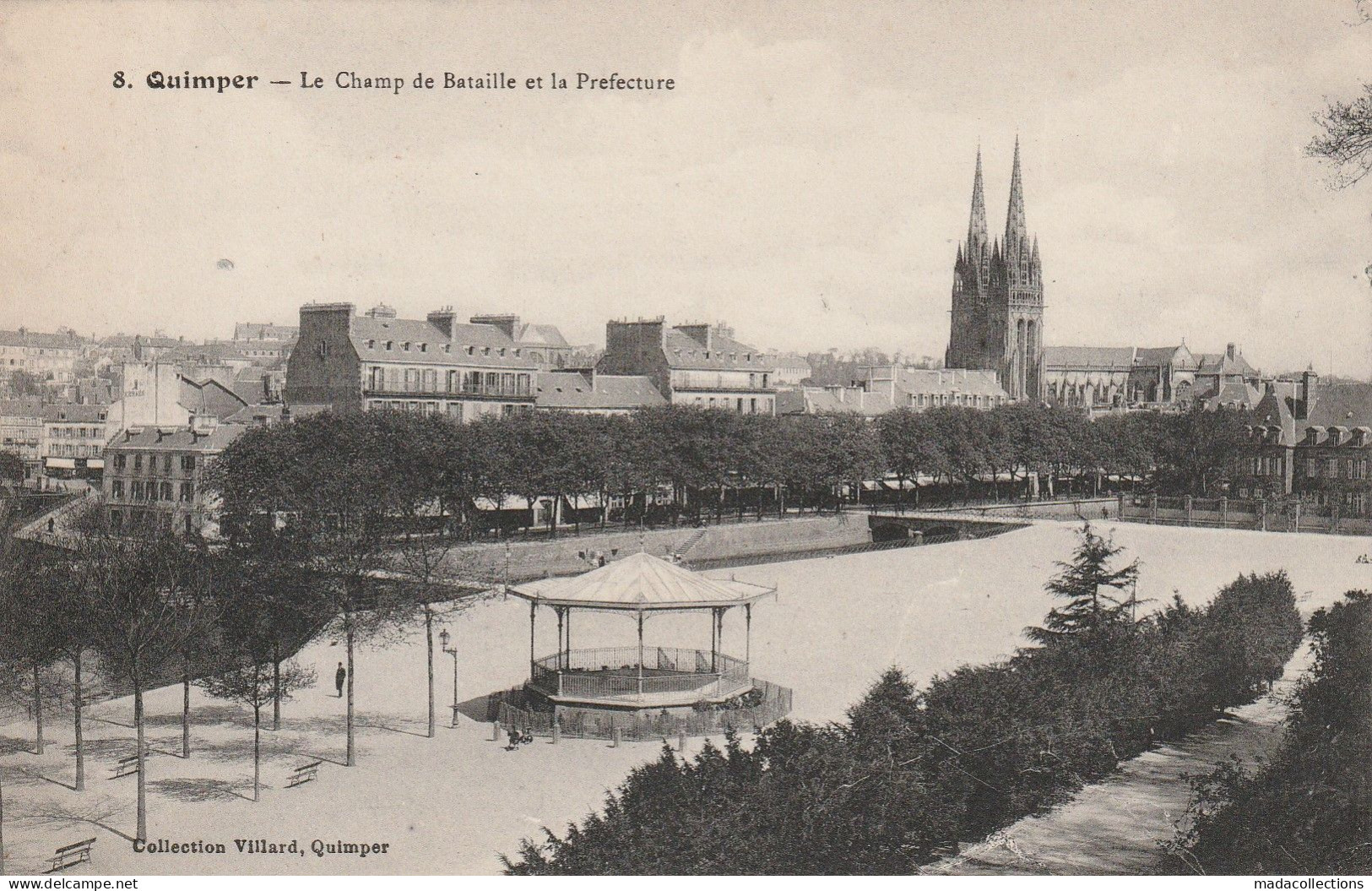 Quimper (29 - Finistère) Le Champ De Bataille Et La Préfecture - 8 - Quimper