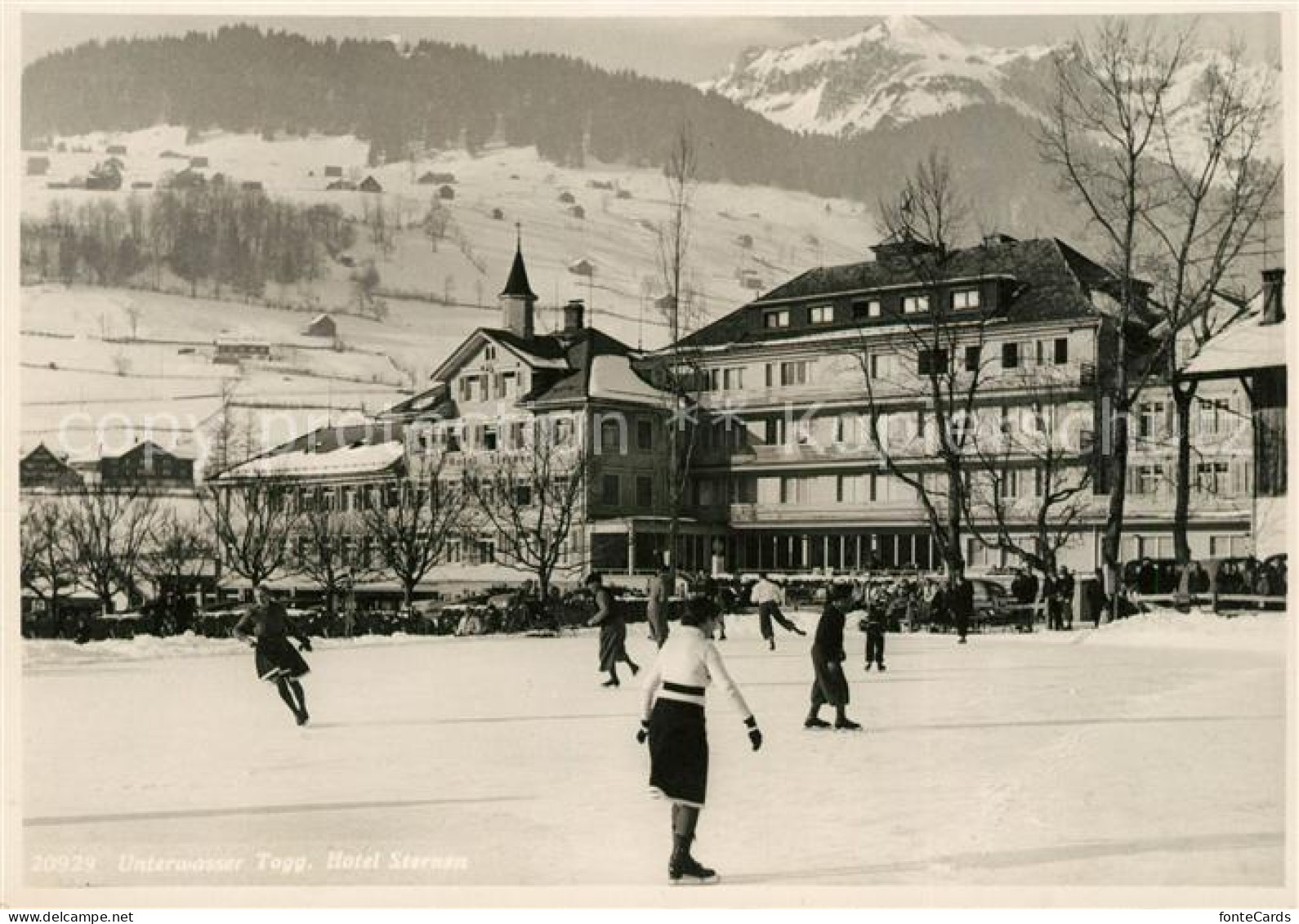 13087222 Unterwasser Toggenburg Eisbahn Hotel Sternen Unterwasser - Autres & Non Classés