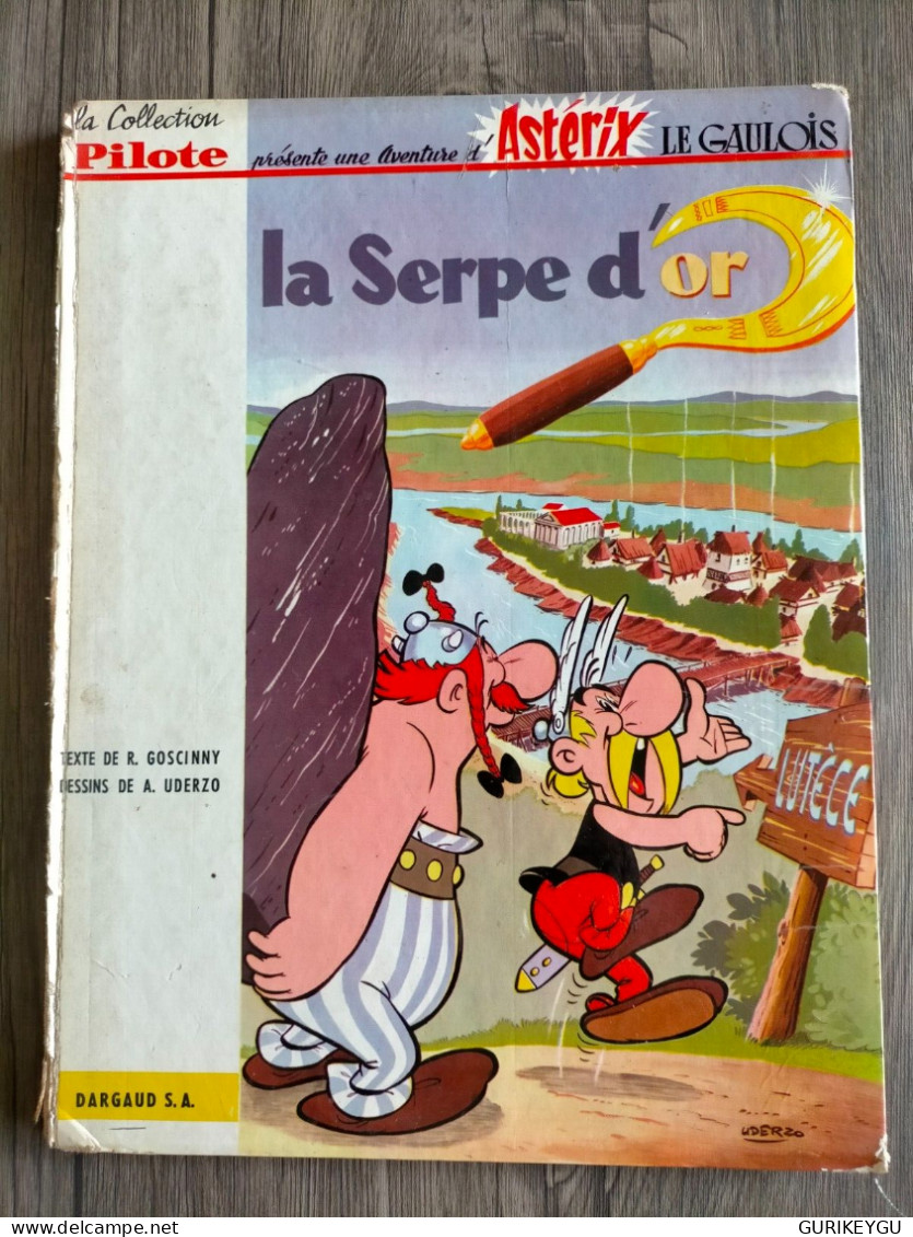 ASTERIX Collection PILOTE LA SERPE D'OR 12 Titres Dos édition Originale 1963 EO - Altri & Non Classificati