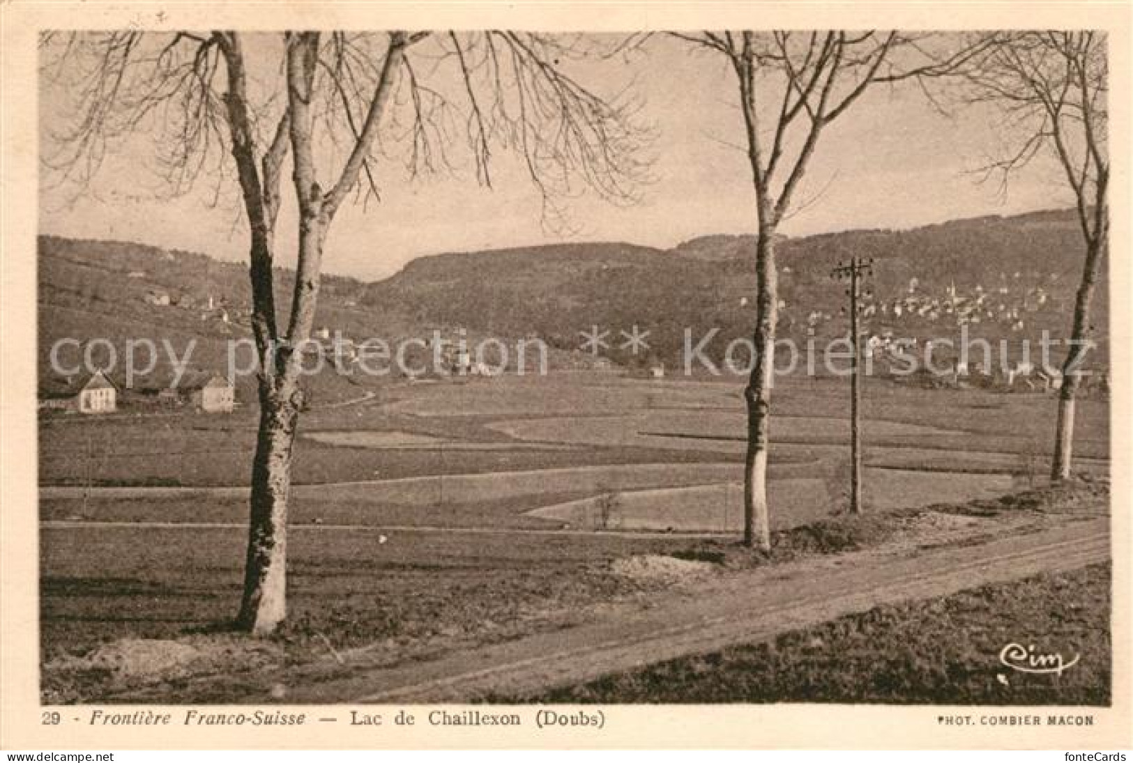 13082698 Lac De Chaillexon Frontiere Franco Suisse Les Brenets - Andere & Zonder Classificatie