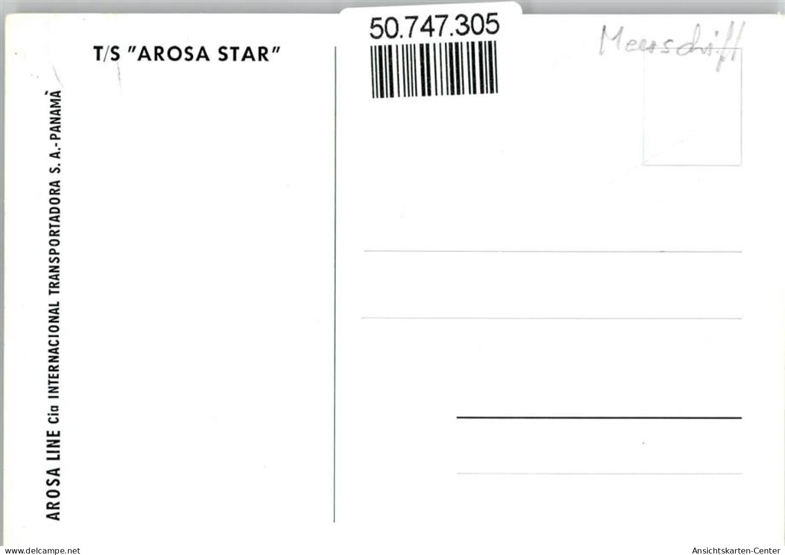 50747305 - Arosa Star - Steamers