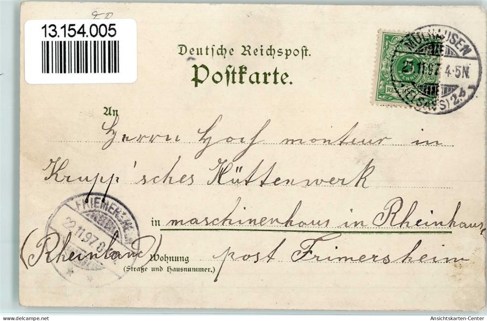 13154005 - Mulhausen Muehlhausen - Autres & Non Classés