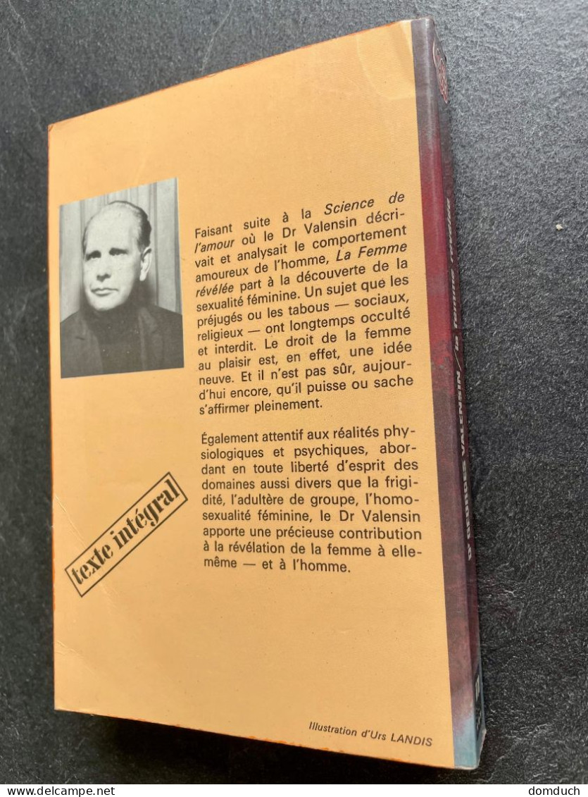 J’AI LU Document N° D70    LA FEMME REVELEE    Dr Georges VALENSIN - Sociologie