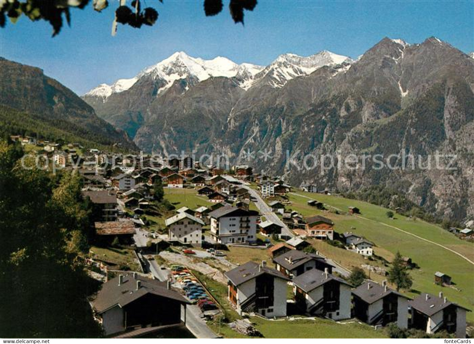 13079411 Graechen VS Weisshorn Brunegghorn Bishorn Graechen VS - Andere & Zonder Classificatie