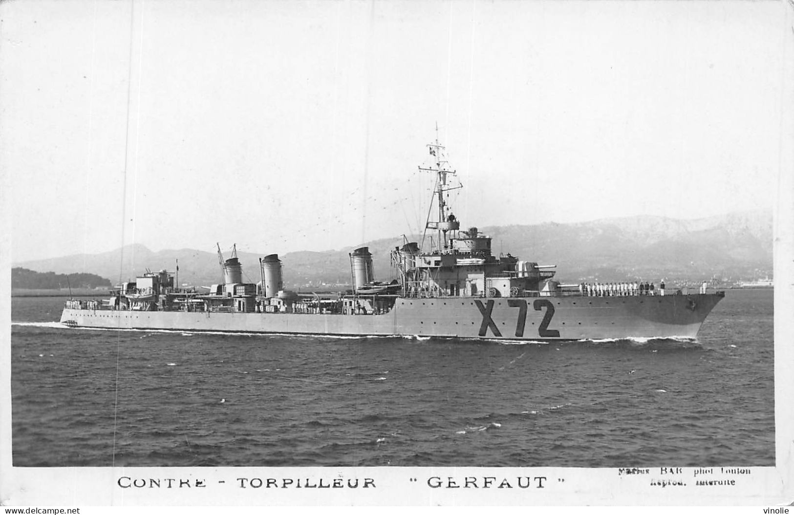 24-5265 :  CONTRE-TORPILLEUR GERFAUT - Warships