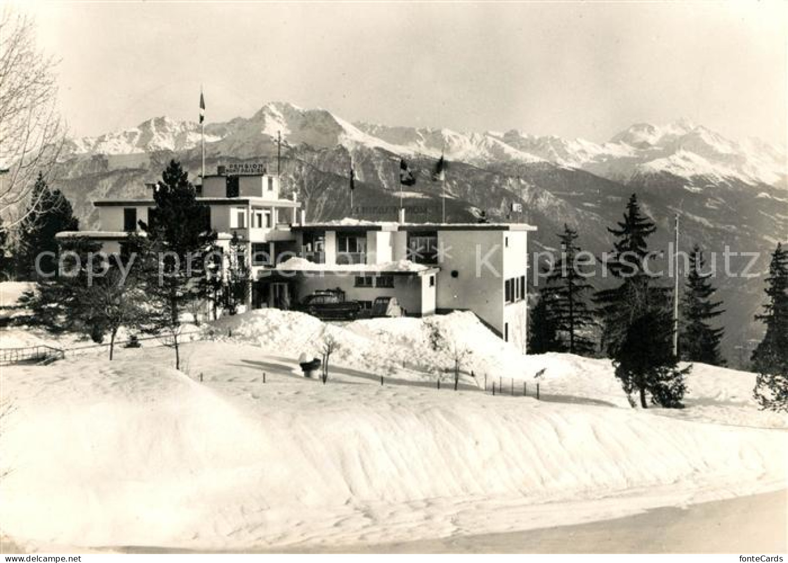 13078274 Crans-Montana Hotel Le Mont Paisible Les Pins Crans-Montana - Autres & Non Classés