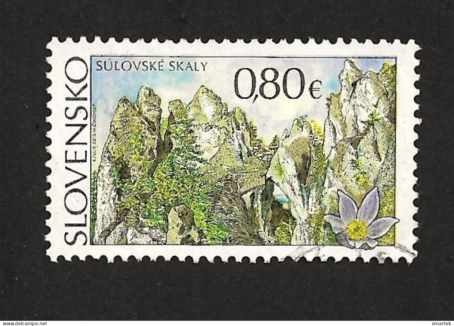 Slovakia Slowakei 2015 ⊙ Mi 769 Sc 721 Yv 672 Sulovske Skaly National Nature Reserve, - Used Stamps