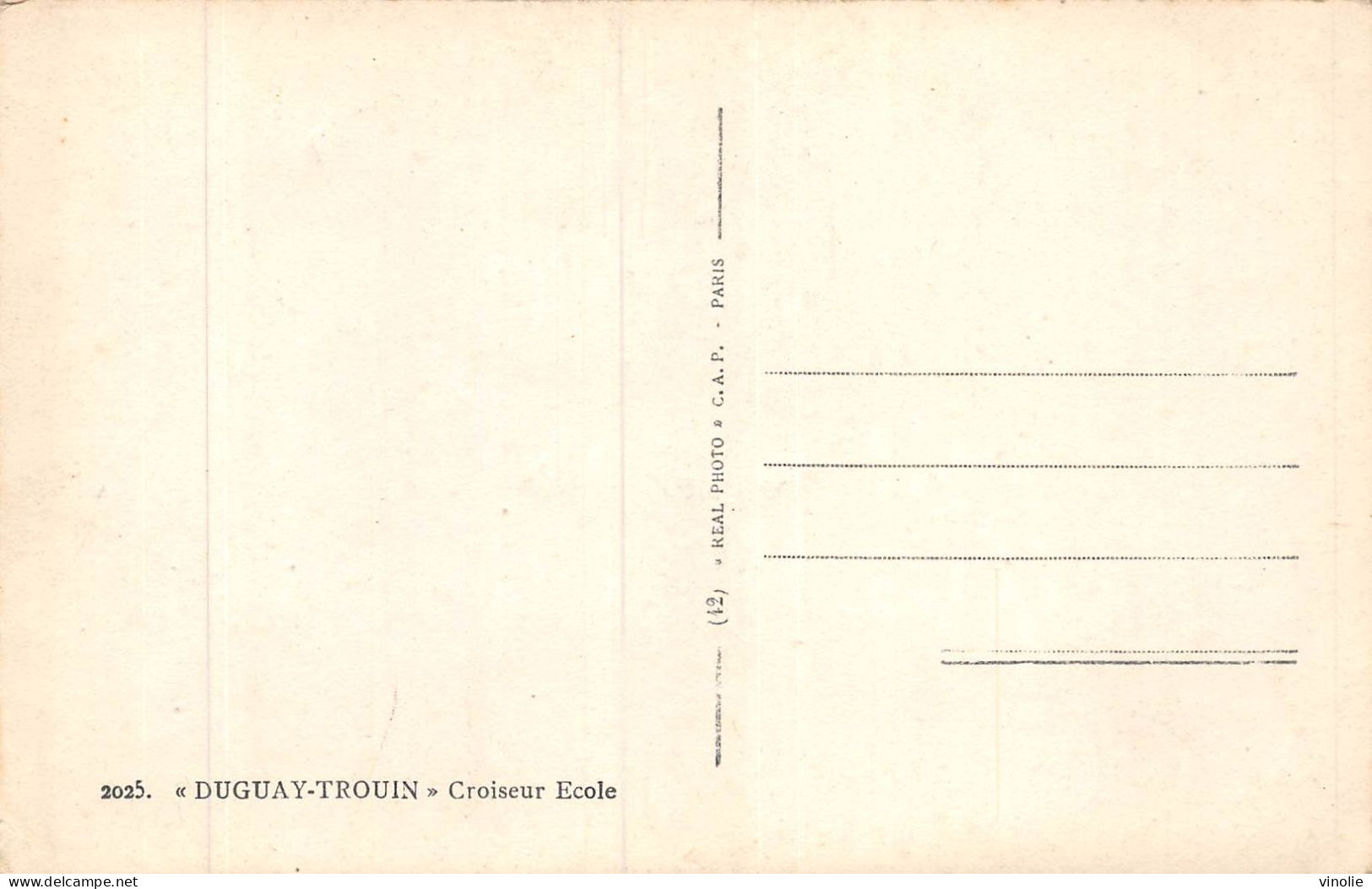 24-5266 :  CROISEUR ECOLE. LE DUGAY-TROUIN - Warships