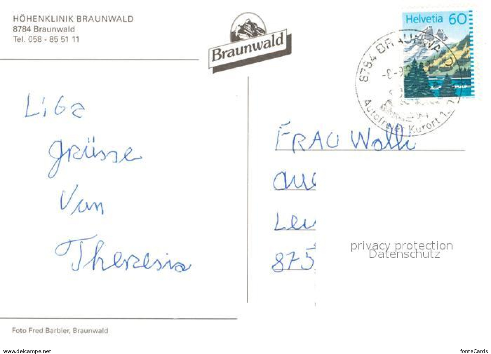 13076912 Braunwald GL Hoehenklinik Braunwald Braunwald GL - Other & Unclassified