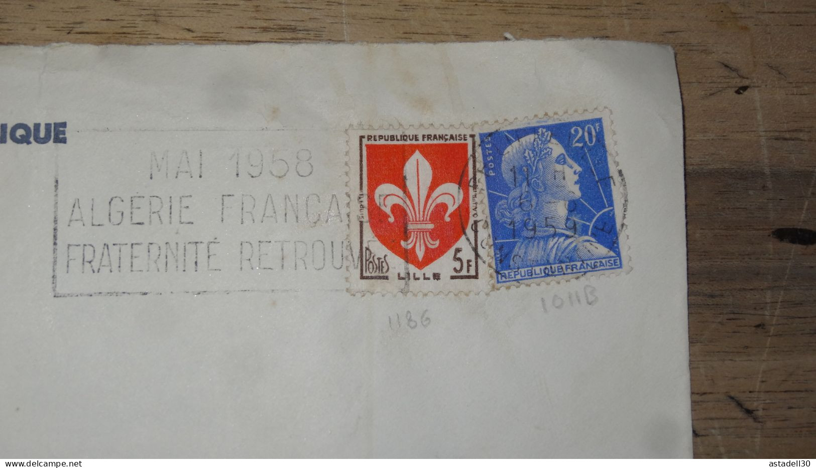 Enveloppe ALGERIE,  Constantine 1959  ............ Boite1.......... 240424-17 - Cartas & Documentos