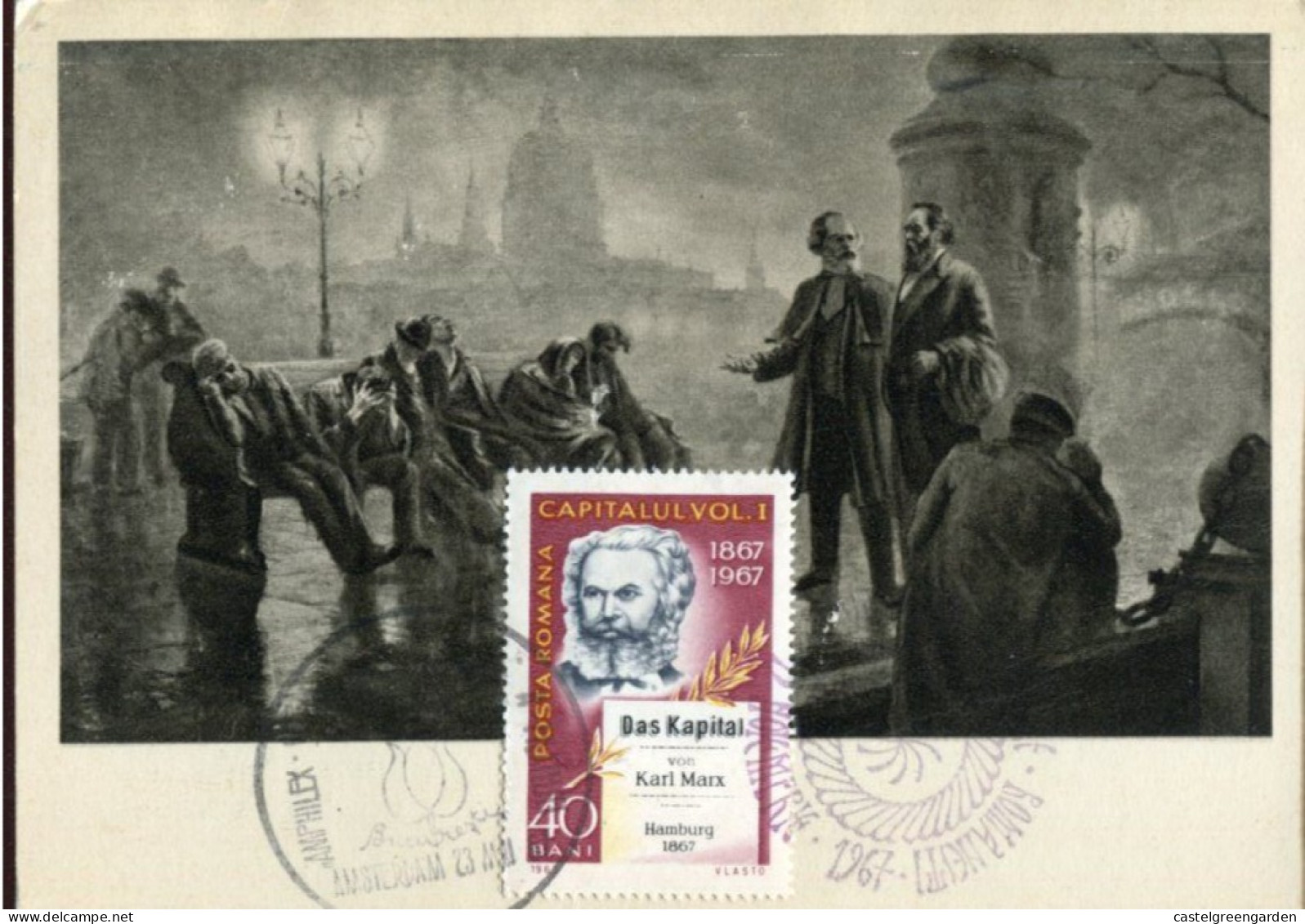 X0255 Romania  , Maximum 1967,  Karl Marx - Karl Marx