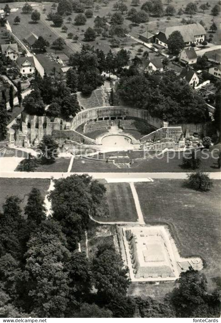 13071591 Augst Augusta Raurica Roemisches Theater Und Tempel Auf Schoenbuehl Fli - Autres & Non Classés