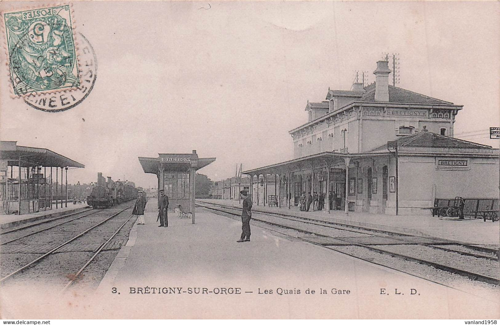 BRETIGNY Sur ORGE-les Quais De La Gare - Bretigny Sur Orge