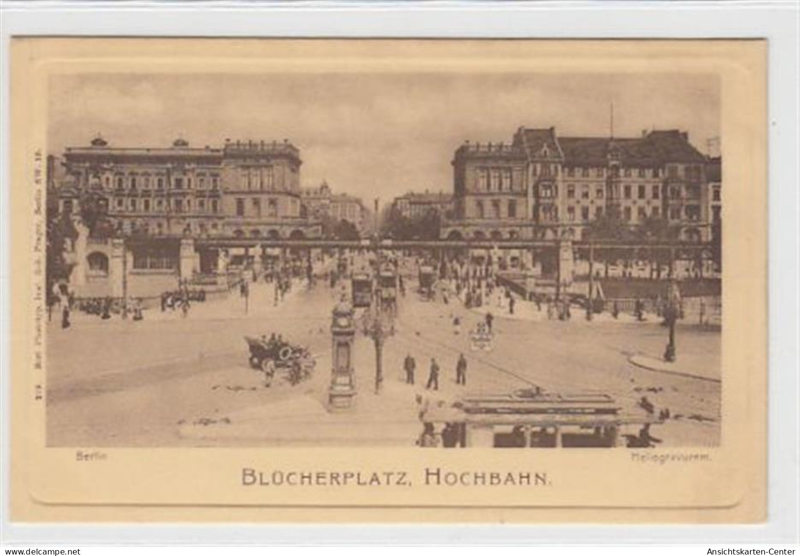 39091805 - Berlin Kreuzberg. Bluecherplatz Mit Hochbahn Ungelaufen  Gute Erhaltung. - Kreuzberg