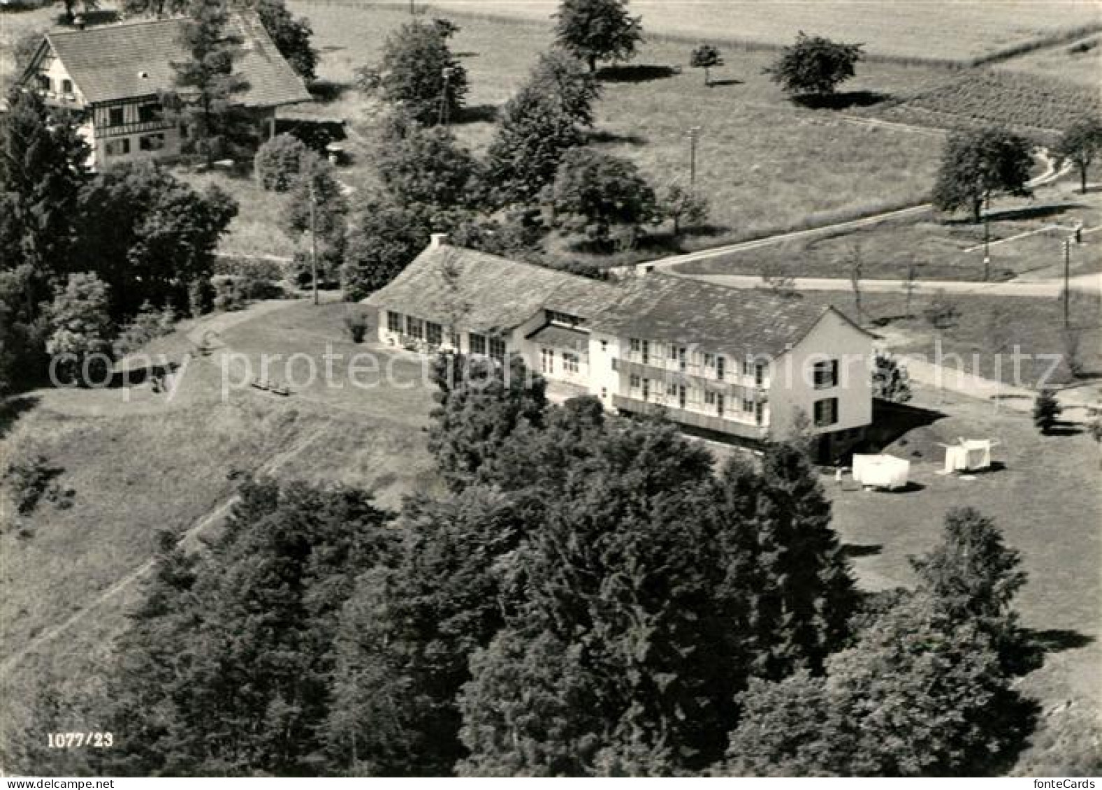 13069382 Ruedlingen Fliegeraufnahme Schaffhauser Reformierte Heimstaette Ruedlin - Andere & Zonder Classificatie