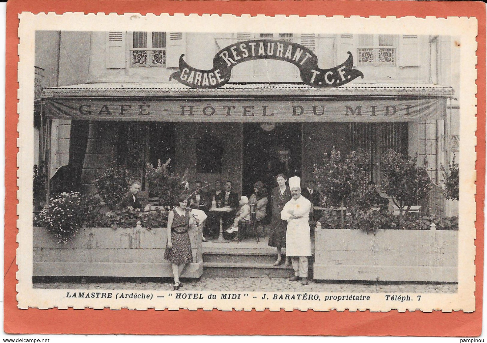 07 - LAMASTRE - L'Hôtel Du Midi - Animée - Lamastre