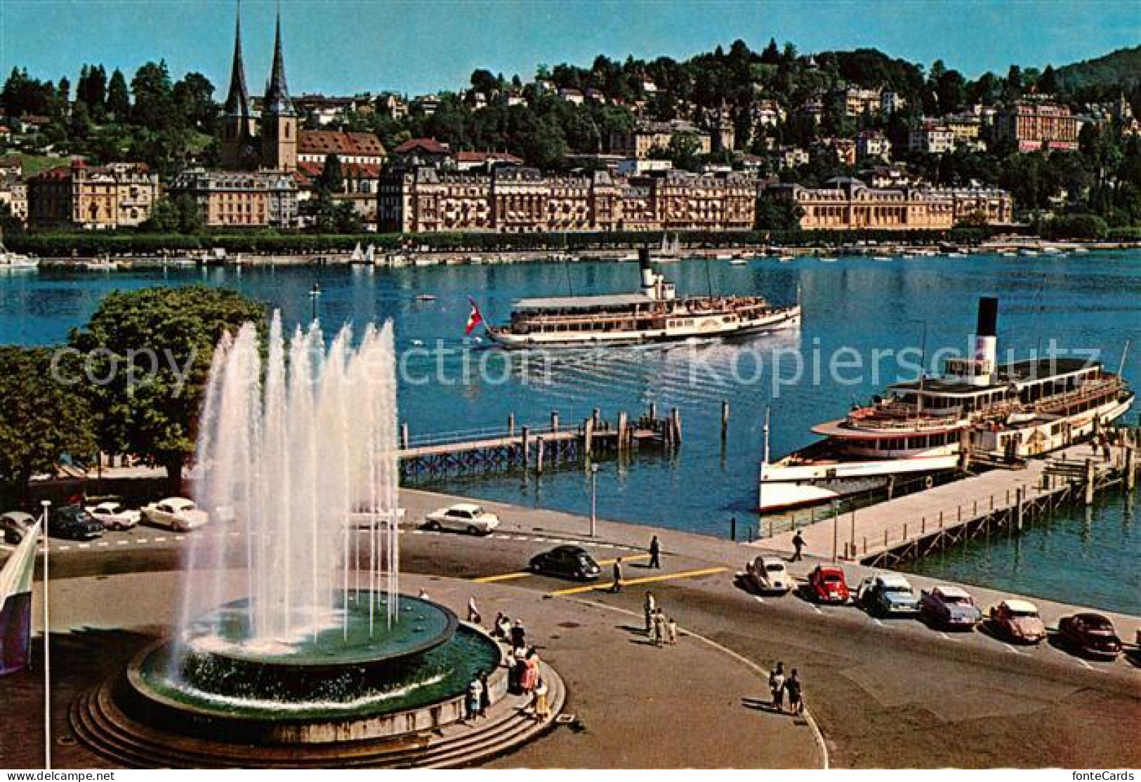 13067840 Luzern LU Wagenbachbrunnen Dampfer  Luzern LU - Otros & Sin Clasificación