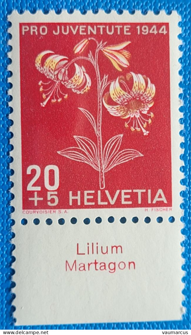 1944 Zu J 111 PRO JUVENTUTE Avec TABS En Latin ** / MNH - Unused Stamps