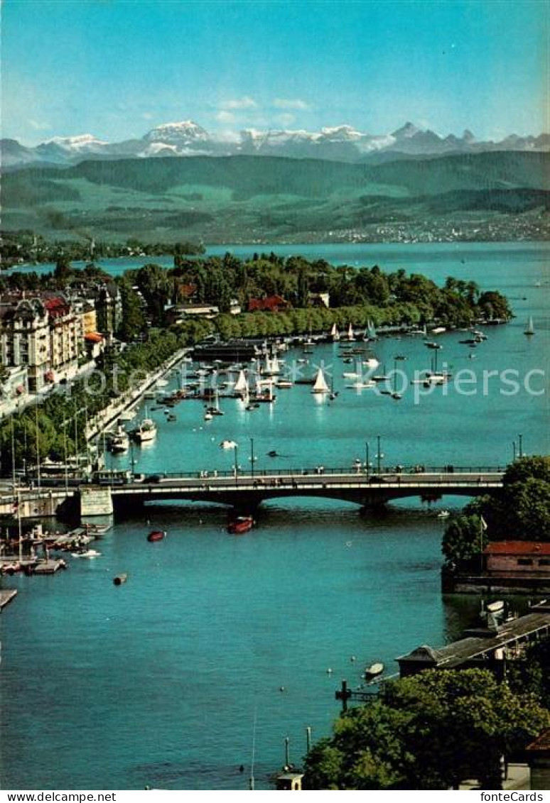 13067730 Zuerich ZH Quaibruecke See Und Alpen Zuerich ZH - Autres & Non Classés