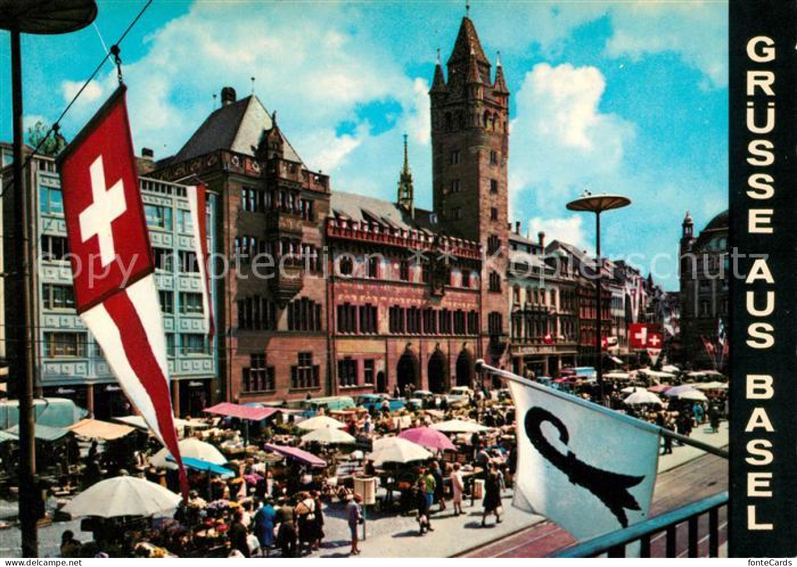 13067203 Basel BS Marktplatz Mit Rathaus Basel BS - Other & Unclassified