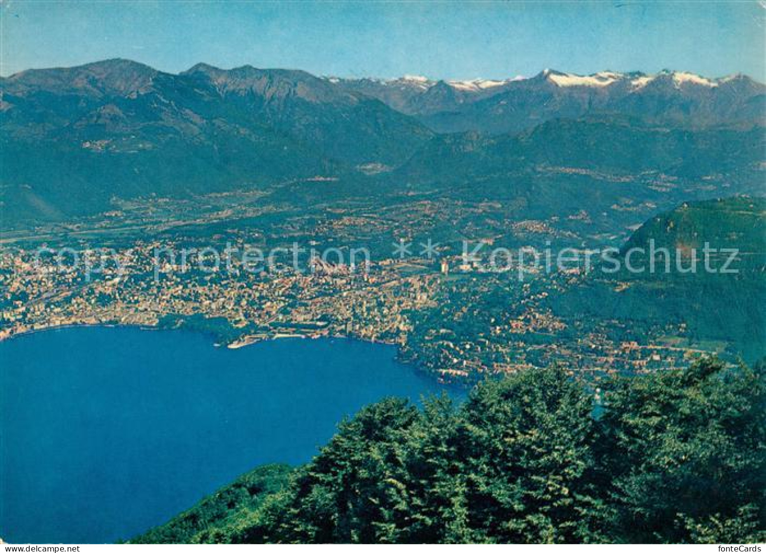 13067198 Lugano Lago Di Lugano Mit San Salvatore Und Monte Bre Lugano Lago Di Lu - Other & Unclassified