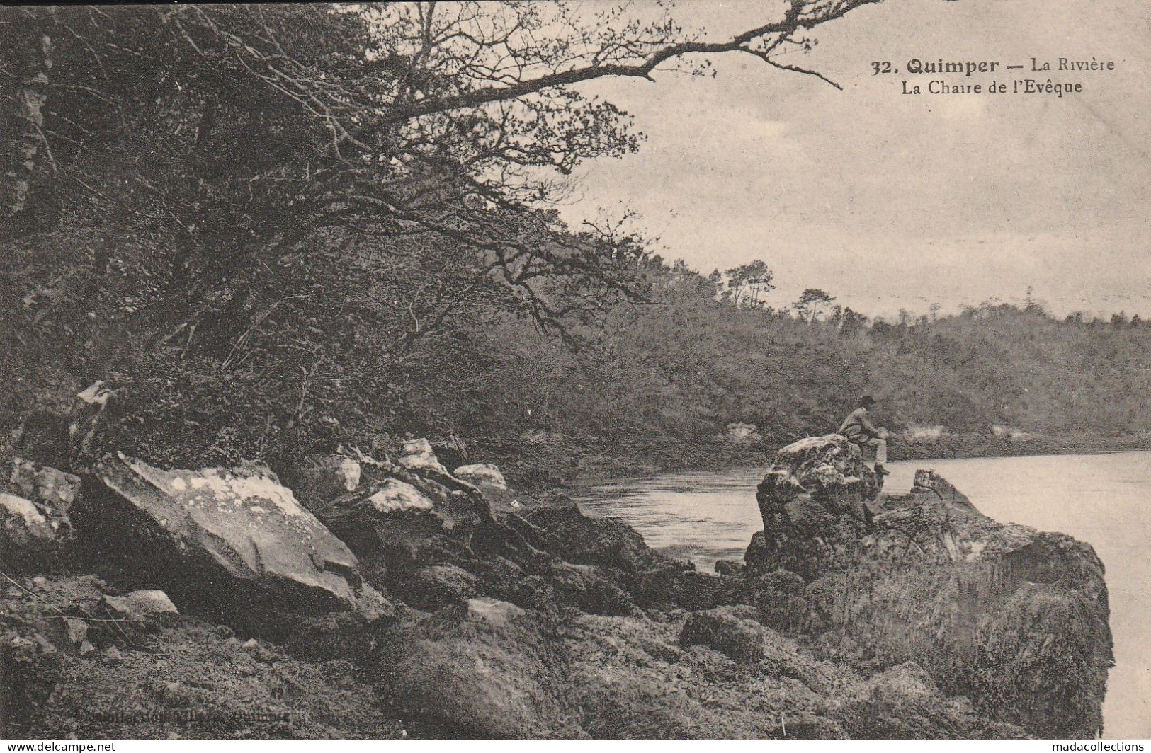 Quimper (29 - Finistère)  La Rivière - La Chaire De L'Evêque - Quimper