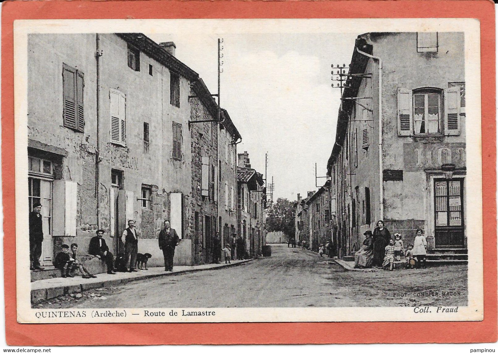 07 - QUINTENAS - Route De Lamastre - Animée - Autres & Non Classés