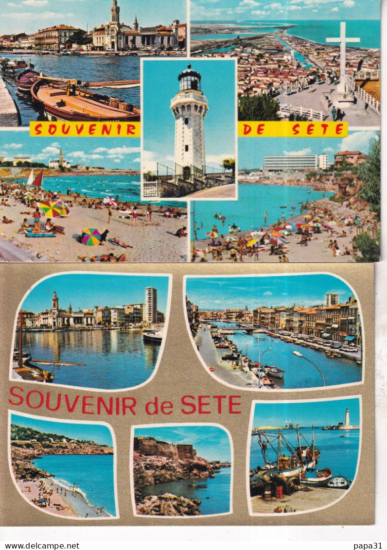 SOUVENIR De SETE - 2 Cartes - Sete (Cette)