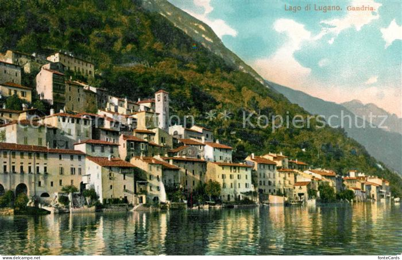 13065010 Gandria Lago Di Lugano Panorama Gandria - Autres & Non Classés