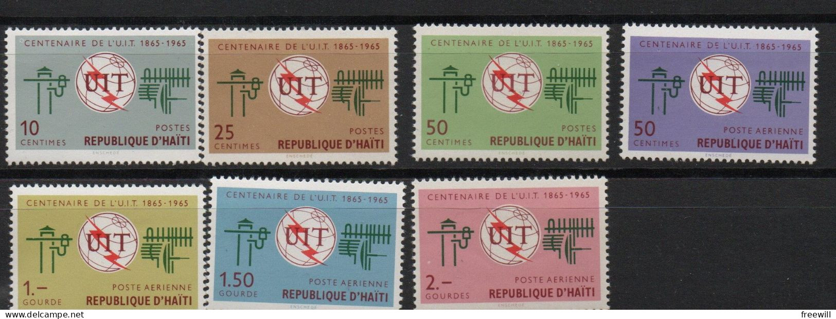 Haïti Union Internationale Des Télécommunications - I.T.U.1965 XX - Haïti