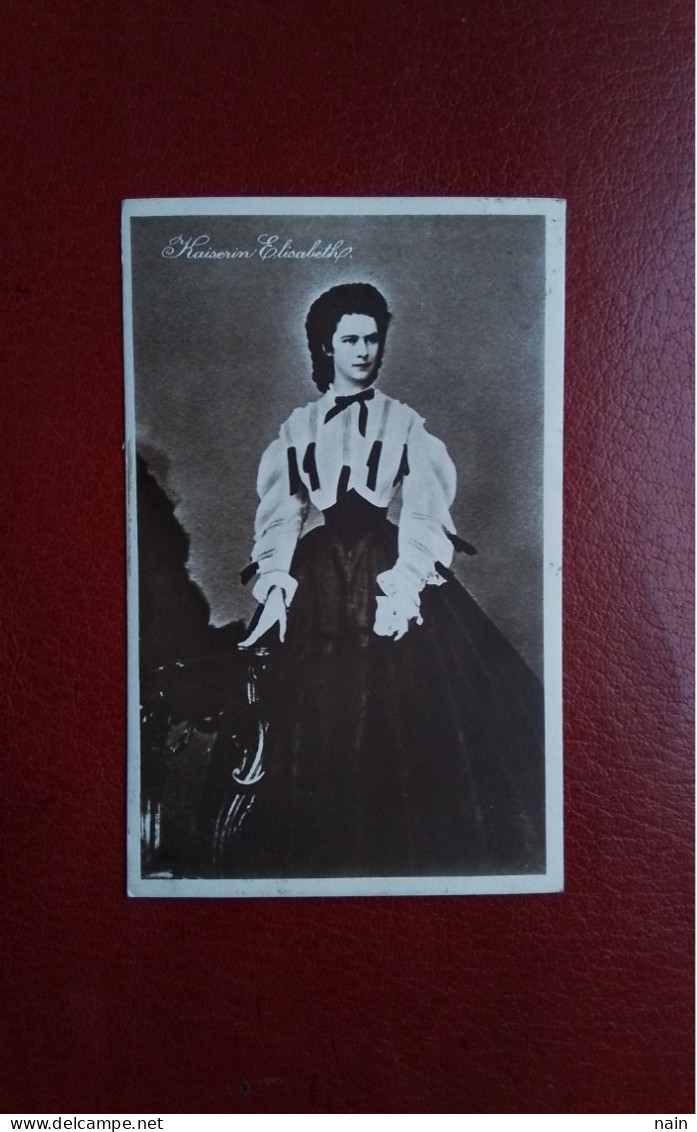 AUTRICHE - CARTE PHOTO : BRÛDER KOHN WIEN - " KAISERIN ELISABETH " SISSI -  ENVOI DE VEZENAZ ( SUISSE )7 " TRES RARE " - - Autres & Non Classés