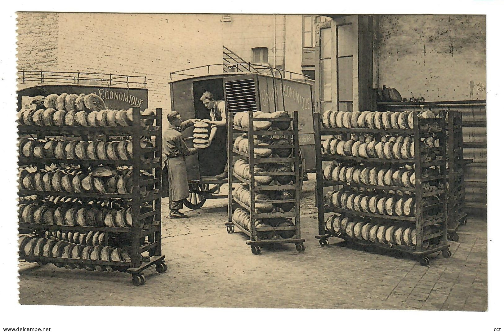 Bruxelles Union Economique 1924 Boulangerie  Le Chargement - Brussel (Stad)