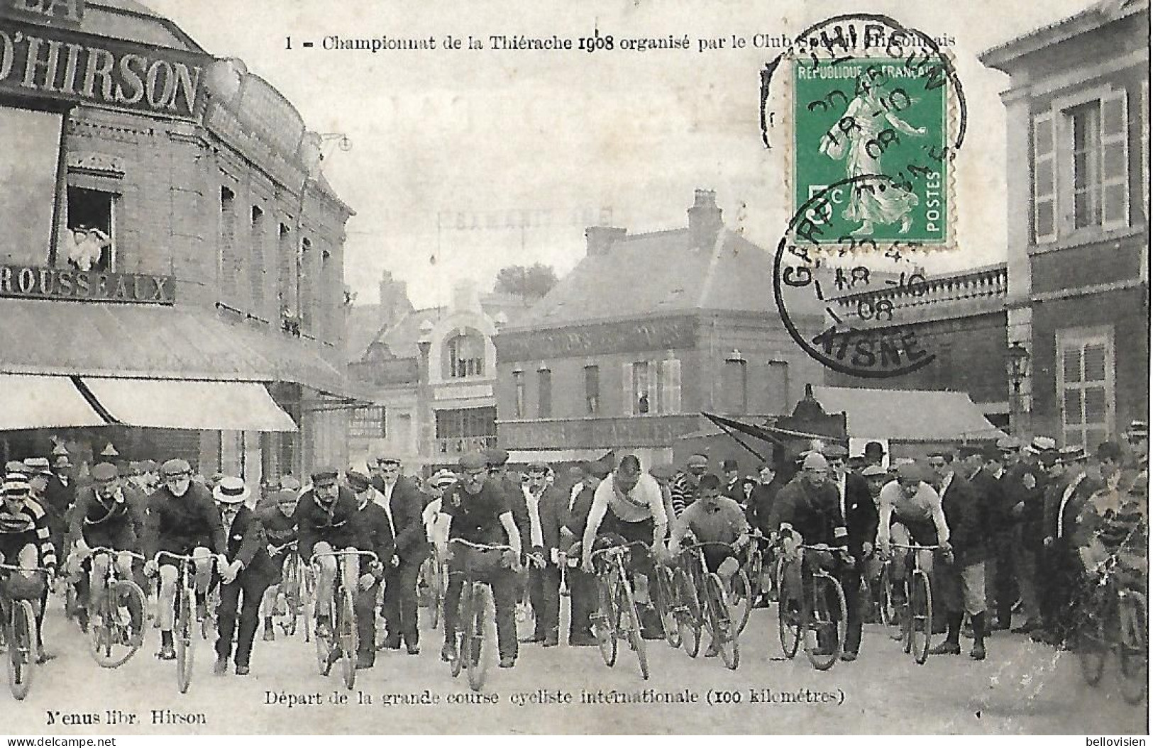 Hirson - Championnat De La Thièrache 1908 Organisé Par Le Club Sportif Hirsonnais - Hirson