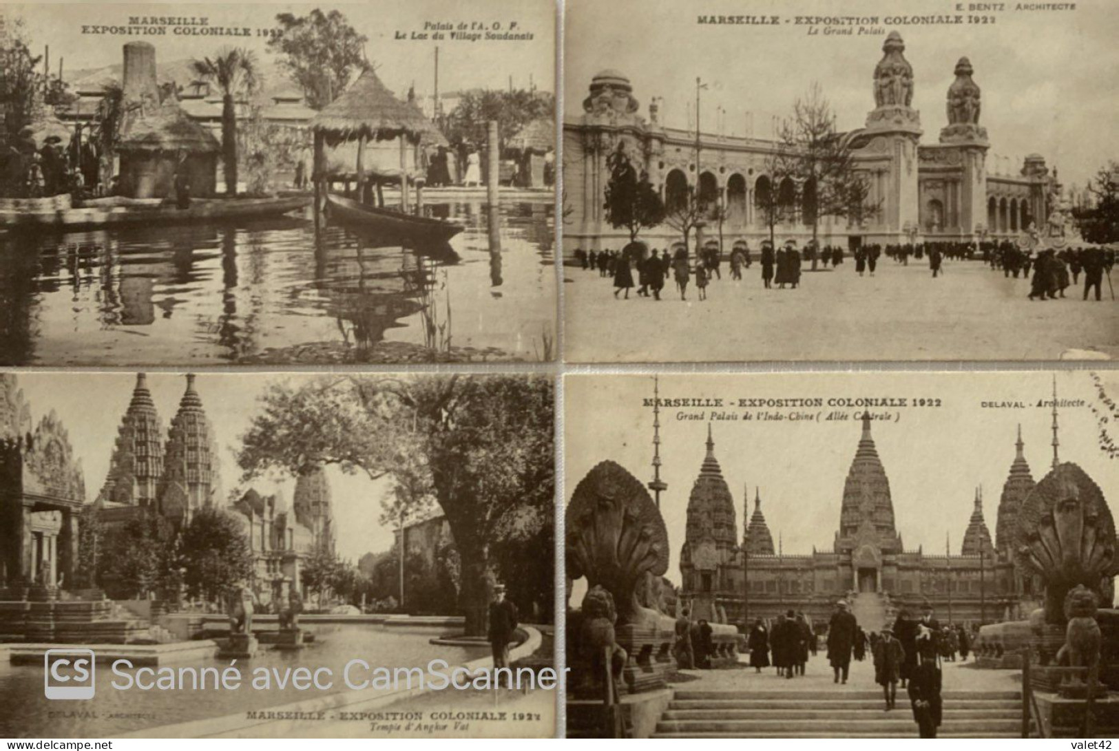 13 MARSEILLE Un Lot De 10 Cartes EXPOSITION COLONIALE 1922 - Ausstellungen