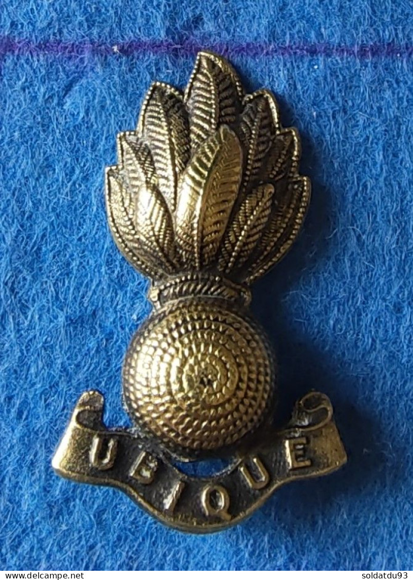 Insigne De Casquette Royal Artillery Regiment Officiers BRONZE - 1914-18