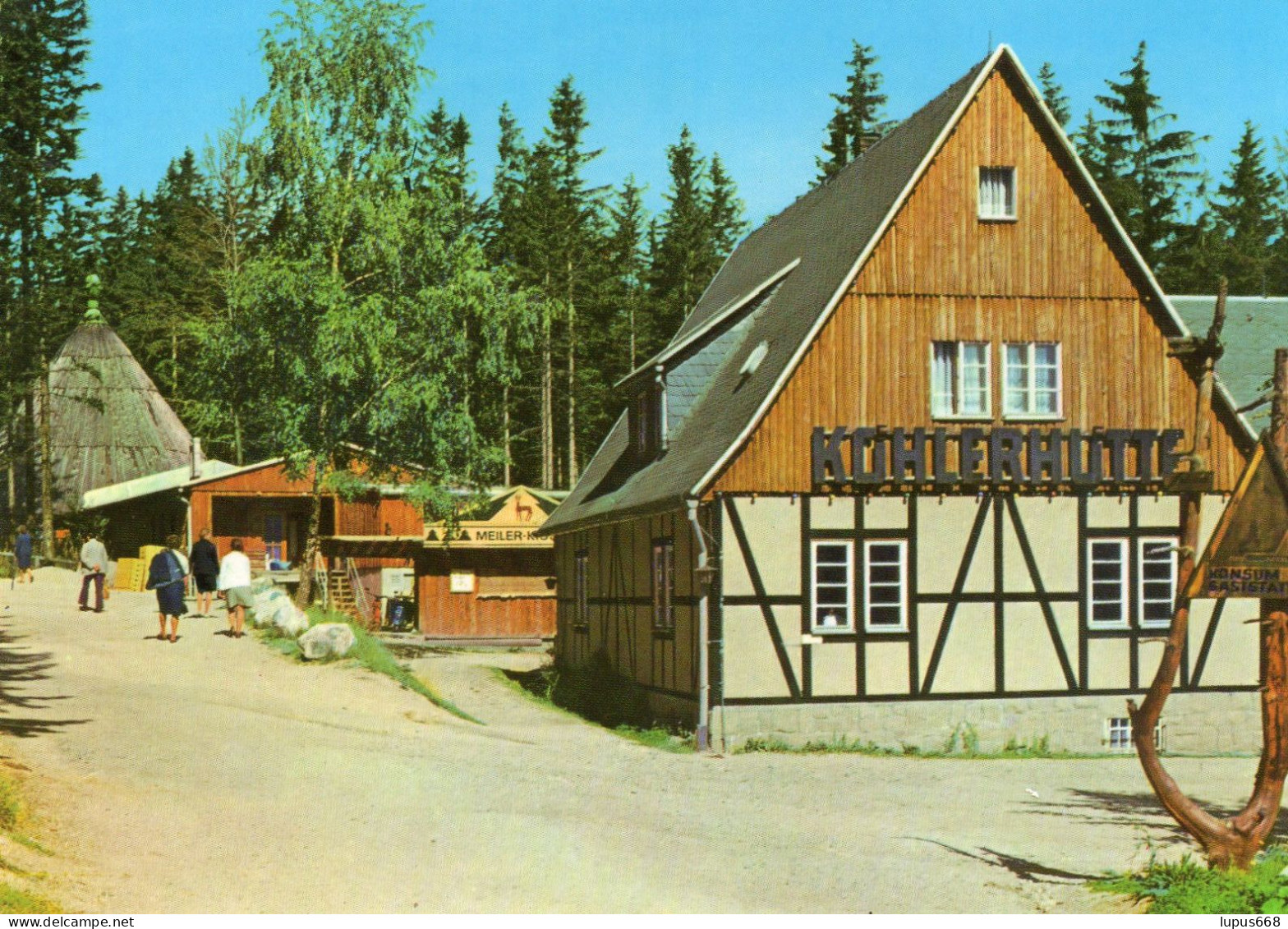 BRD- Sa: 08 326 Sosa, Konsum- Gaststätte "Köhlerhütte" - Sosa