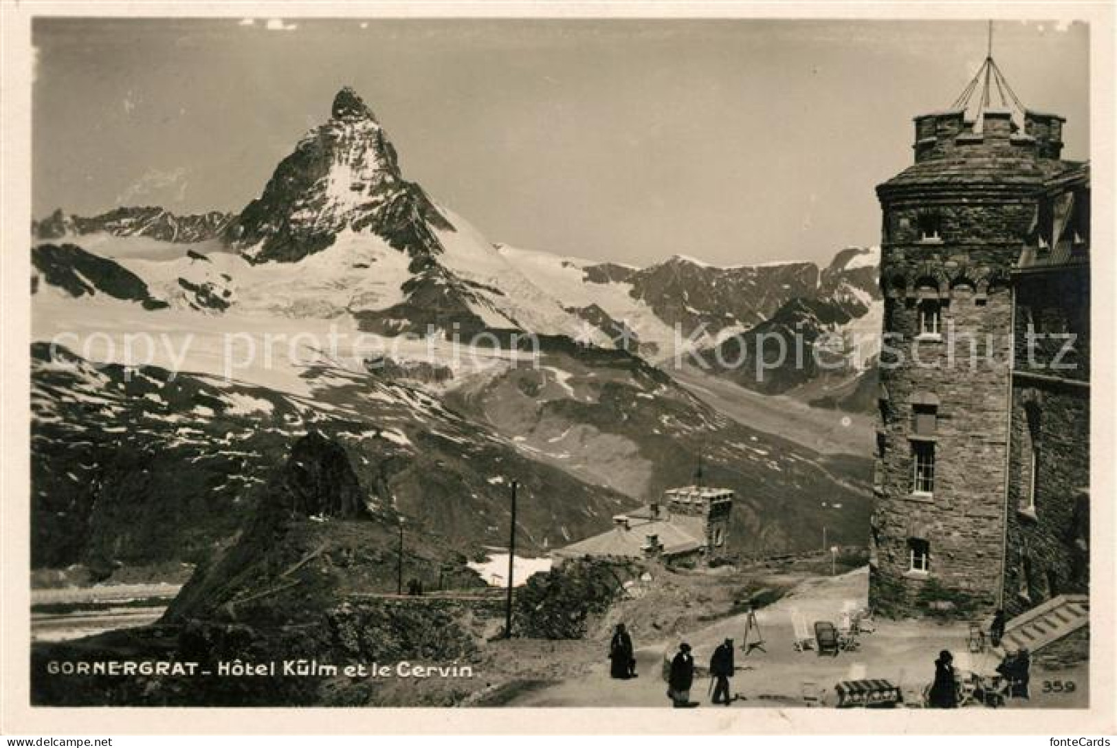 13064242 Gornergrat Zermatt Hotel Kulm Et Le Cervin Gornergrat Zermatt - Andere & Zonder Classificatie