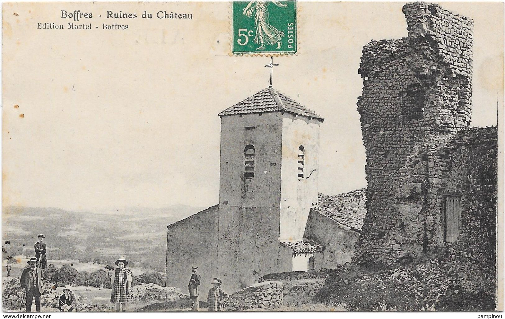 07 - BOFFRES - Ruines Du Château - Animée - Sonstige & Ohne Zuordnung