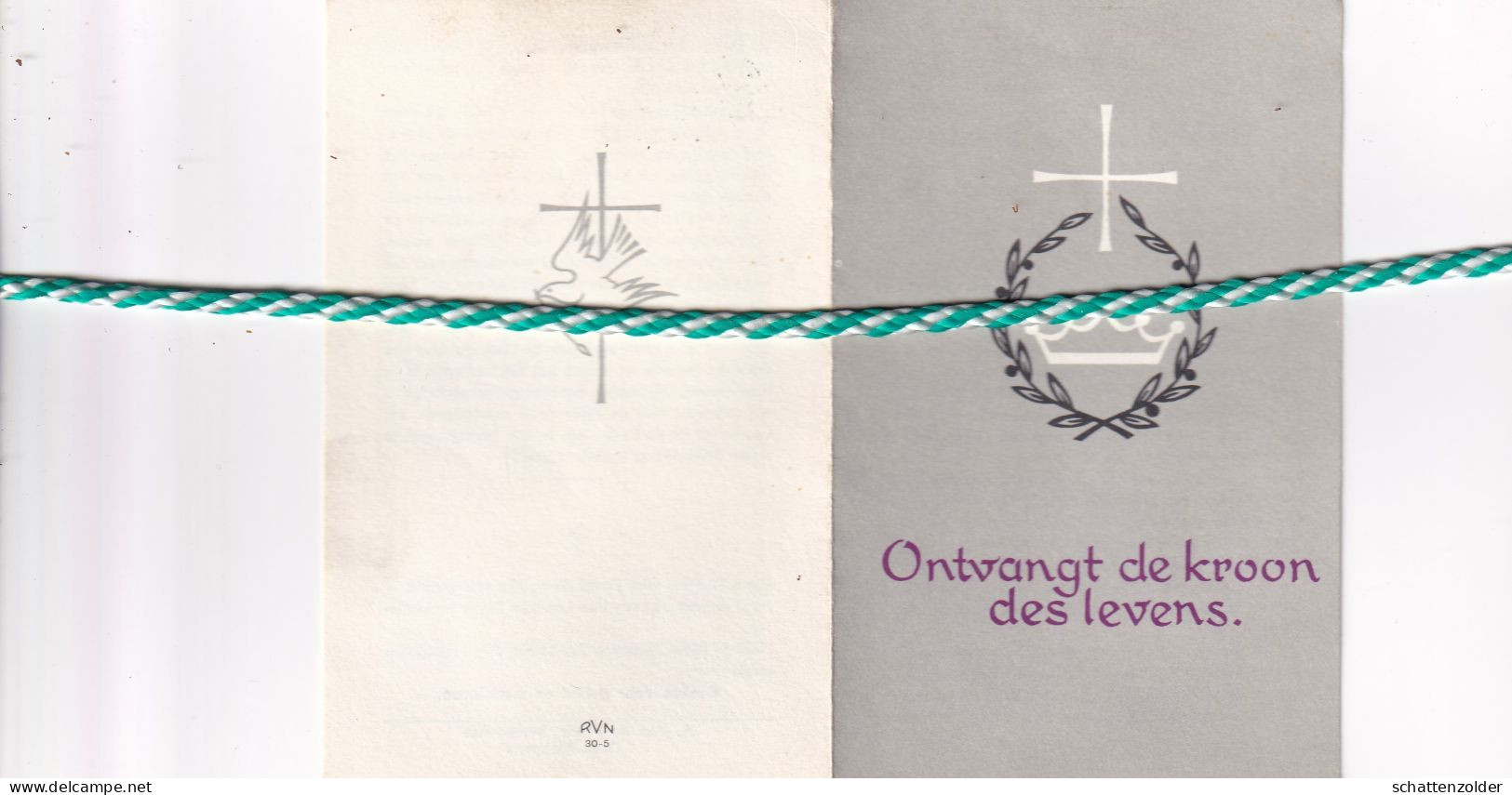 Richmond Van Daele-Saey, Sint-Laureins 1907, Watervliet 1971 - Obituary Notices